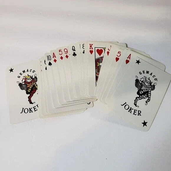 Vintage Advertising Gemaco Bridge Mayfield Dairy Farms Yellow Playing Cards - Picture 6 of 7